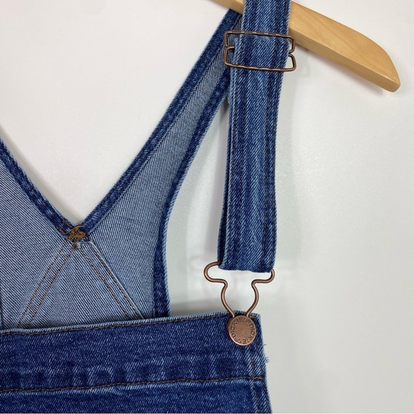 Dickies Overalls Womens 2XL Blue Relaxed Straight Workwear Bibs Adjustable - Picture 5 of 16